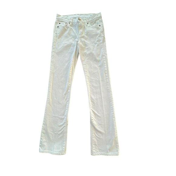J.Crew White Bootcut Jeans Womens 27R Cotton 27 - Picture 1 of 5